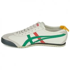 Chaussures Baskets basses Onitsuka Tiger MEXICO 66 Blanc / Vert / Rouge -Baskets mode Soldes 18649635 500 D