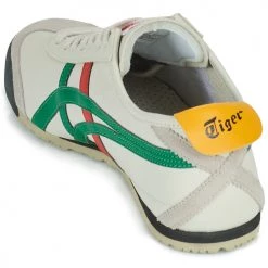 Chaussures Baskets basses Onitsuka Tiger MEXICO 66 Blanc / Vert / Rouge -Baskets mode Soldes 18649635 500 E
