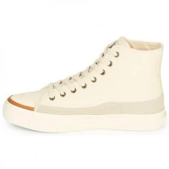 Chaussures Femme Baskets montantes Levi's SQUARE HIGH S Blanc -Baskets mode Soldes 18674130 500 D