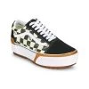 Chaussures Femme Baskets basses Vans OLD SKOOL STACKED Noir / Blanc