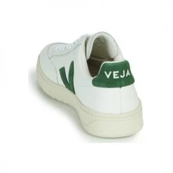 Chaussures Baskets basses Veja V-12 Blanc / Vert -Baskets mode Soldes 18703544 500 E