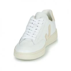 Chaussures Baskets basses Veja V-12 Blanc / Beige -Baskets mode Soldes 18703545 500 C