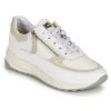 Chaussures Femme Baskets basses Geox D AIRELL A Blanc / Beige