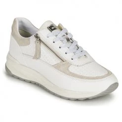 Chaussures Femme Baskets basses Geox D AIRELL A Blanc / Beige