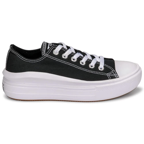Chaussures Femme Baskets basses Converse CHUCK TAYLOR ALL STAR MOVE CANVAS OX Noir 2 Chaussures Femme Baskets basses Converse CHUCK TAYLOR ALL STAR MOVE CANVAS OX Noir – Image 2