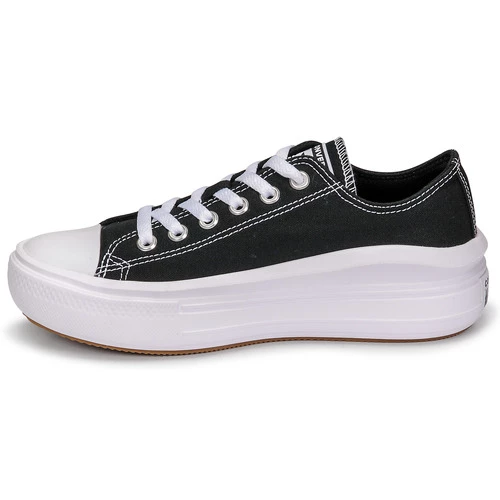 Chaussures Femme Baskets basses Converse CHUCK TAYLOR ALL STAR MOVE CANVAS OX Noir 4 Chaussures Femme Baskets basses Converse CHUCK TAYLOR ALL STAR MOVE CANVAS OX Noir – Image 4