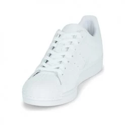 Chaussures Baskets basses adidas Originals SUPERSTAR Blanc -Baskets mode Soldes 18898606 500 C