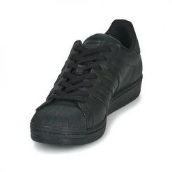 Chaussures Baskets basses adidas Originals SUPERSTAR Noir -Baskets mode Soldes 18898609 500 C