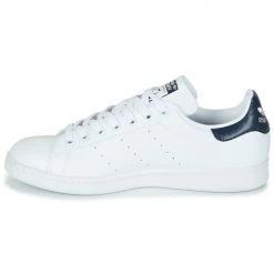 Chaussures Baskets basses adidas Originals STAN SMITH ECO-RESPONSABLE Blanc / Marine -Baskets mode Soldes 18898694 500 D