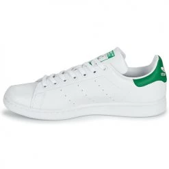 Chaussures Baskets basses adidas Originals STAN SMITH ECO-RESPONSABLE Blanc / Vert -Baskets mode Soldes 18898698 500 D