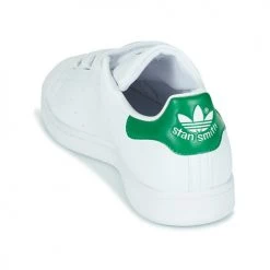 Chaussures Baskets basses adidas Originals STAN SMITH CF ECO-RESPONSABLE Blanc / vert -Baskets mode Soldes 18898701 500 E