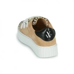 Chaussures Femme Baskets basses Vanessa Wu LIOPIO Beige / Léopard -Baskets mode Soldes 18984174 500 E
