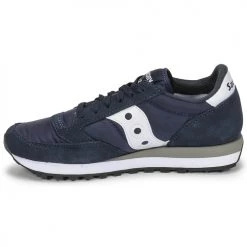 Chaussures Baskets basses Saucony JAZZ ORIGINAL Marine / Blanc -Baskets mode Soldes 19776234 500 D