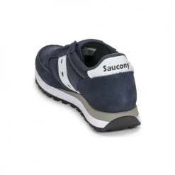 Chaussures Baskets basses Saucony JAZZ ORIGINAL Marine / Blanc -Baskets mode Soldes 19776234 500 E