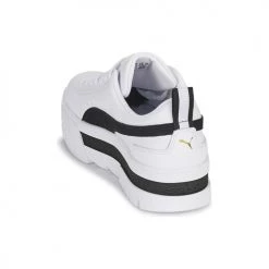 Chaussures Femme Baskets basses Puma MAYZE Blanc / Noir -Baskets mode Soldes 19785953 500 E