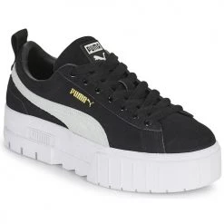 Chaussures Femme Baskets basses Puma MAYZE Noir / Blanc