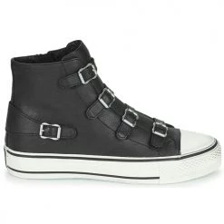 Chaussures Femme Baskets montantes Ash VIRGIN Noir -Baskets mode Soldes 19816005 500 B