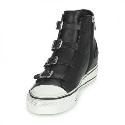 Chaussures Femme Baskets montantes Ash VIRGIN Noir -Baskets mode Soldes 19816005 500 C