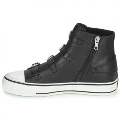 Chaussures Femme Baskets montantes Ash VIRGIN Noir -Baskets mode Soldes 19816005 500 D