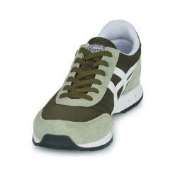 Chaussures Baskets basses Onitsuka Tiger NEW YORK Kaki / Blanc / Gris -Baskets mode Soldes 19824453 500 C