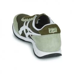 Chaussures Baskets basses Onitsuka Tiger NEW YORK Kaki / Blanc / Gris -Baskets mode Soldes 19824453 500 E