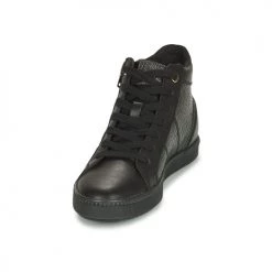 Chaussures Femme Baskets montantes Geox BLOMIEE Noir -Baskets mode Soldes 19832496 500 C