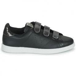 Chaussures Femme Baskets basses Victoria HUELLAS TIRAS Noir -Baskets mode Soldes 19901062 500 B
