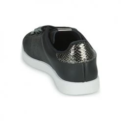 Chaussures Femme Baskets basses Victoria HUELLAS TIRAS Noir -Baskets mode Soldes 19901062 500 E