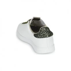 Chaussures Femme Baskets basses Victoria TENIS PIEL Blanc / Kaki -Baskets mode Soldes 19901067 500 E