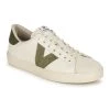 Chaussures Femme Baskets basses Victoria BERLIN PIEL CONTRASTE Blanc / Kaki
