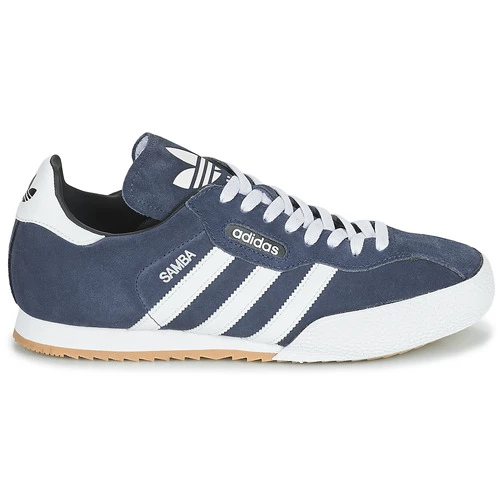 Chaussures Baskets basses adidas Originals SUPER SUEDE Marine / Bleu 2 Chaussures Baskets basses adidas Originals SUPER SUEDE Marine / Bleu – Image 2