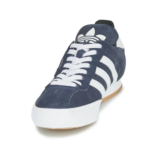 Chaussures Baskets basses adidas Originals SUPER SUEDE Marine / Bleu 3 Chaussures Baskets basses adidas Originals SUPER SUEDE Marine / Bleu – Image 3