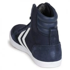 Chaussures Baskets montantes hummel SLIMMER STADIL HIGH Marine -Baskets mode Soldes 199587 500 E