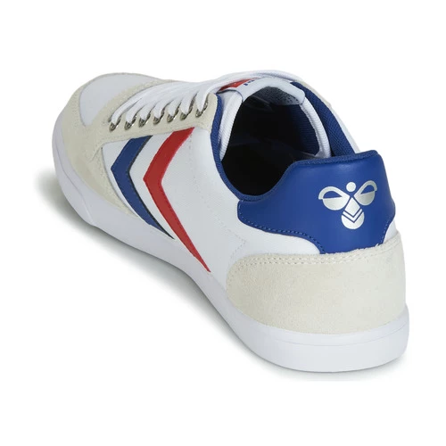 Chaussures Baskets basses hummel SLIMMER STADIL LOW Blanc / Rouge / Bleu 5 Chaussures Baskets basses hummel SLIMMER STADIL LOW Blanc / Rouge / Bleu – Image 5