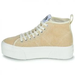 Chaussures Femme Baskets montantes No Name IRON MID Beige -Baskets mode Soldes 20011961 500 D