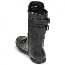 Chaussures Femme Baskets montantes Pataugas IRATIKO Noir -Baskets mode Soldes 20061499 500 E