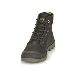 Chaussures Baskets montantes Palladium PAMPA CANVAS Noir -Baskets mode Soldes 20129439 500 C