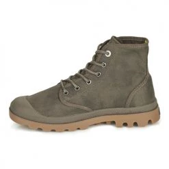 Chaussures Baskets montantes Palladium PAMPA CANVAS Marron -Baskets mode Soldes 20129440 500 D