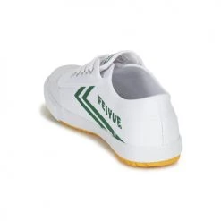 Chaussures Baskets basses Feiyue FE LO 1920 Blanc / Vert -Baskets mode Soldes 21132956 500 E