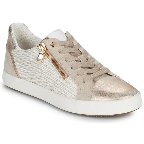 Chaussures Femme Baskets basses Geox D BLOMIEE Doré / Beige 1 Chaussures Femme Baskets basses Geox D BLOMIEE Doré / Beige
