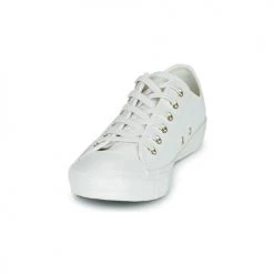 Chaussures Femme Baskets basses Converse CHUCK TAYLOR ALL STAR MONO WHITE OX Blanc -Baskets mode Soldes 21246512 500 C