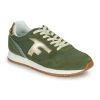 Chaussures Femme Baskets basses Faguo ELM SYN WOVEN SUEDE Kaki / Doré