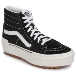 Baskets mode Soldes 15 Chaussures Baskets montantes Vans SK8-HI STACKED Noir
