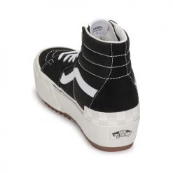 Chaussures Baskets montantes Vans SK8-HI STACKED Noir -Baskets mode Soldes 21322451 500 E