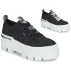 Chaussures Femme Baskets basses Buffalo RAVEN LO Noir / Blanc