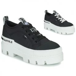 Chaussures Femme Baskets basses Buffalo RAVEN LO Noir / Blanc