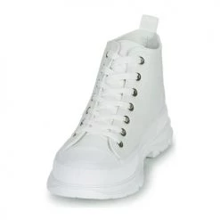 Chaussures Femme Baskets montantes Moony Mood HIGHER Blanc -Baskets mode Soldes 21325020 500 C