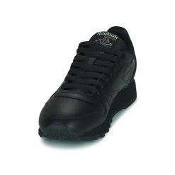 Chaussures Baskets basses Reebok Classic CLASSIC LEATHER Noir -Baskets mode Soldes 21426403 500 C