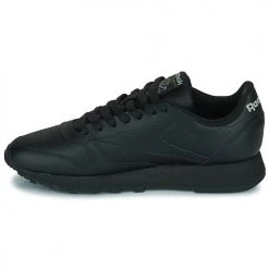 Chaussures Baskets basses Reebok Classic CLASSIC LEATHER Noir -Baskets mode Soldes 21426403 500 D