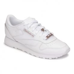 Chaussures Femme Baskets basses Reebok Classic CLASSIC LEATHER Blanc / Doré